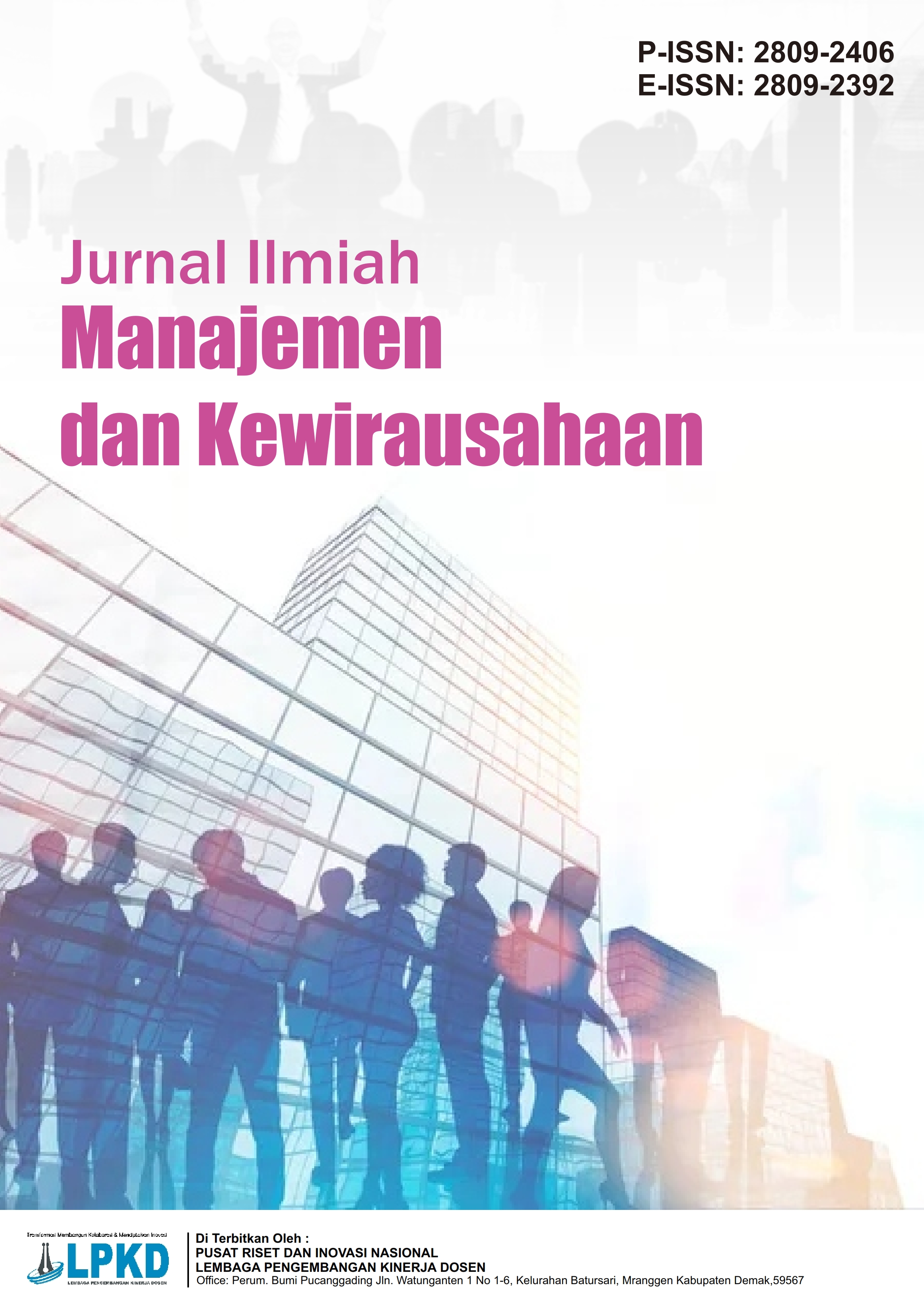 					View Vol. 5 No. 2 (2026): Mei: Jurnal Ilmiah Manajemen dan Kewirausahaan
				
