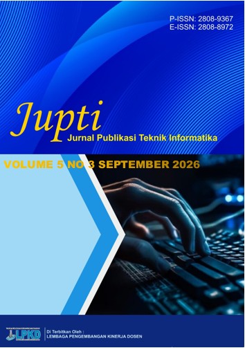 					View Vol. 5 No. 3 (2026): Jurnal Publikasi Teknik Informatika
				